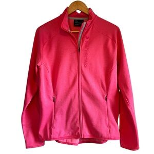 Peak Performance pink full-zip fleece jacket size XL excellent condition